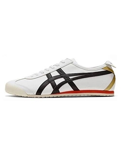 Кроссовки Mexico 66 White Black Gold Onitsuka tiger