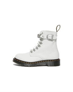 Кроссовки Dr.Martens 1460 Pascal Chain Leather Lace Up Boot White Womens Dr. martens