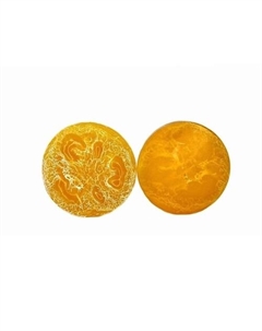 Мыло твердое с люфой с ароматом грушевое шампанское и маслом миндаля 180 Khomey cosmetics