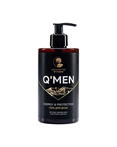Q’MEN Гель для душа мужской Бодрость и Защита 410 Deonica