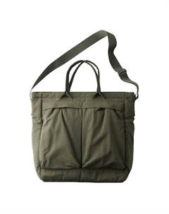 Сумка Polyester Regular Unisex Olive Green Uniqlo