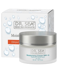 Увлажняющий крем для сухой кожи лица с маслом облепихи, экстрактом манго и витаминами SPF15 50 Dr. sea