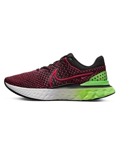Кроссовки React Infinity Run Flyknit 3 Green Strike Team Red Nike