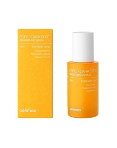 Сыворотка для лица PORE+DARK SPOT для выравнивания тона и рельефа кожи 30 Celimax