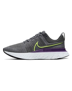 Кроссовки React Infinity Run Flyknit 2 Grey Volt Wild Berry Nike