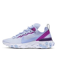Кроссовки React Element 55 Football Grey Psychic Blue Nike