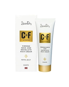 Dunte Rich Cream Укрепляющий крем для шеи и декольте 75 Dzintars