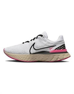Кроссовки React Infinity Run Flyknit 3 White Hyper Pink Nike