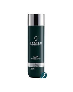 Шампунь для волос, бороды и тела MAN TRIPLE SHAMPOO 250 System professional