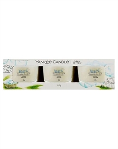 Набор ароматических свечей Clean Cotton Yankee candle