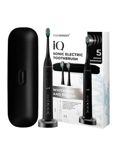 CLEARDENT Электрическая зубная щетка звуковая для взрослых серии iQ Cleardent