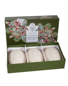 Набор мыла White musk / Белый мускус 450 La florentina