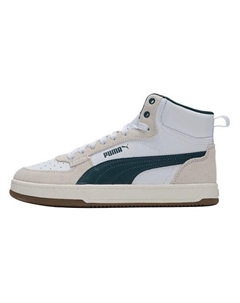 Кроссовки Caven 2.0 Anti Slip Wear Resistant Mid Top Skateboard Shoes Unisex White Beige Green Puma