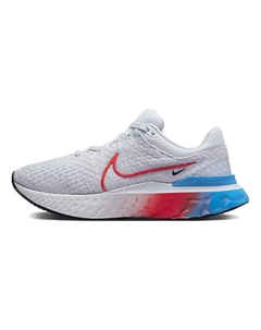 Кроссовки React Infinity Run Flyknit 3 'Grey Bright Crimson' Nike