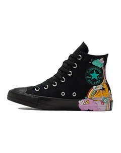 Кроссовки Chuck Taylor All Star Black Pink Yellow Converse