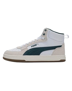 Кроссовки Caven 2.0 Anti Slip Wear Resistant Mid Top Skateboard Shoes Unisex White Beige Green Puma