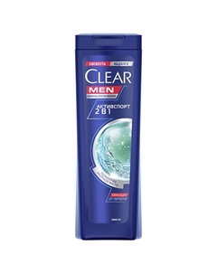 Шампунь против перхоти 2 в 1 "Активспорт" Men 200 Clear