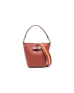 Сумка Roseau Calfskin Bucket Bag Extra Small Women's Red Brown Longchamp