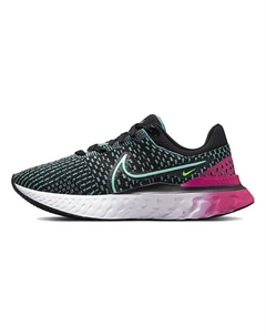Кроссовки React Infinity Run Flyknit 3 Black Pink Turquoise Nike