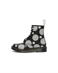Ботинки 1460 Polka Dot Smooth Leather Black Dr. martens