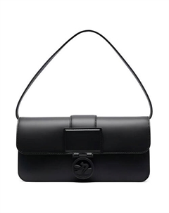 Сумка BOX-TROT Calfskin Baguette Bag One Shoulder Handbag Medium Size Women's Black Longchamp