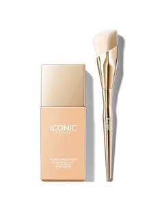 Набор для лица Super Smoother Blurring Тональный крем+Кисть Iconic london
