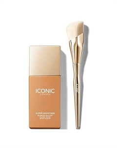 Набор для лица Super Smoother Blurring Тональный крем+Кисть Iconic london