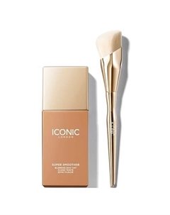 Набор для лица Super Smoother Blurring Тональный крем+Кисть Iconic london