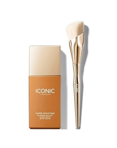Набор для лица Super Smoother Blurring Тональный крем+Кисть Iconic london
