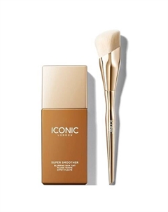 Набор для лица Super Smoother Blurring Тональный крем+Кисть Iconic london