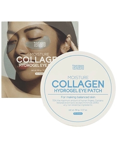 Патчи для кожи вокруг глаз гидрогелевые с коллагеном Moisture Collagen Hydrogel Eye Patch Tenzero