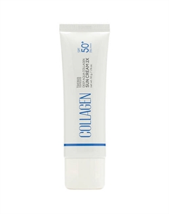 Крем для лица солнцезащитный увлажняющий с коллагеном SPF 50+/PA++++ Collagen Sun Cream 2X Tenzero
