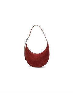 Сумка Roseau Suede Calfskin Crescent Bag Women's Red Longchamp