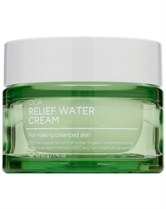 Крем для лица успокаивающий с центеллой азиатской Cica Relief Water Cream 50 Tenzero