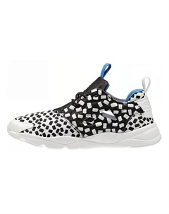 Кроссовки Furylite Anti-Slip Wear-Resistant Low-Top Casual White Black Blue Reebok