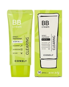 Матирующий BB-крем с эффектом фотошопа SPF50/PA++++ Clearing Consly