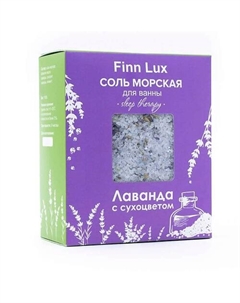 Соль для ванны морская ароматическая "ЛАВАНДА С СУХОЦВЕТОМ" 1000 Finnlux
