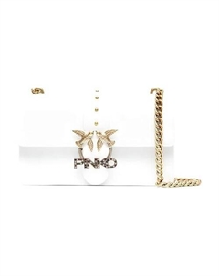 Сумка Cow Leather Swift Bag Crossbody Bag Shoulder Bag Women's White Pinko