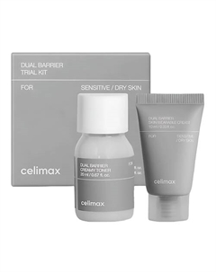Набор миниатюр с церамидами для ухода за кожей Dual Barrier Trial Kit Celimax