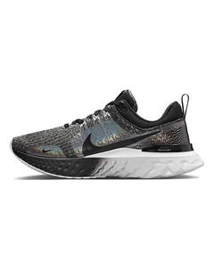 Кроссовки React Infinity Run Flyknit 3 Premium 'Black Zebra Iridescent' Nike