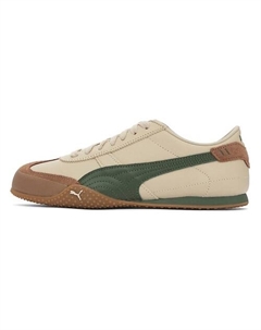 Кроссовки Anti Slip Wear Resistant Low Top Casual Shoes Unisex Brown Green Puma