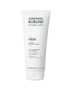 Гель для душа и умывания 2-в-1 для мужчин Men 2-In-1 Cleanser Face & Body 200 Annemarie borlind