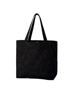 Сумка KAWS Collaboration Cotton Canvas Canvas Black Uniqlo