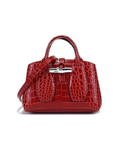 Сумка Roseau Cow Leather Handbag Women's Orange Citrus Longchamp