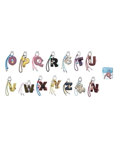 Подвеска в виде букв "N-Z" The Monsters LABUBU Pin For Love,1 шт. Pop mart