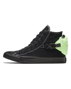 Кроссовки Chuck Taylor All Star Buckle Up High Black Ghost Green Converse