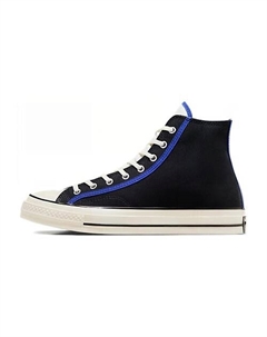 Кроссовки Chuck 70 High Black Blue Flame Converse