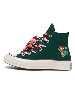Кроссовки Chuck 70 Hi X Mas Gingerbread & Knit Sock Midnight Clover Womens Converse