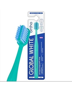 Зубная щетка ORTHO MEDIUM & HARD Global white