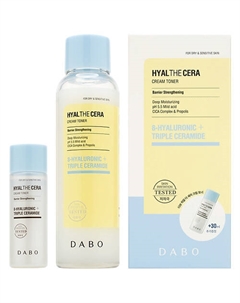 Тонер для лица кремовый с гиалуроновой кислотой и керамидами Hyalthecera Cream Toner 180 Dabo